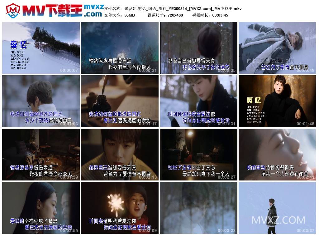 张发廷-剪忆_国语_流行_YE300314